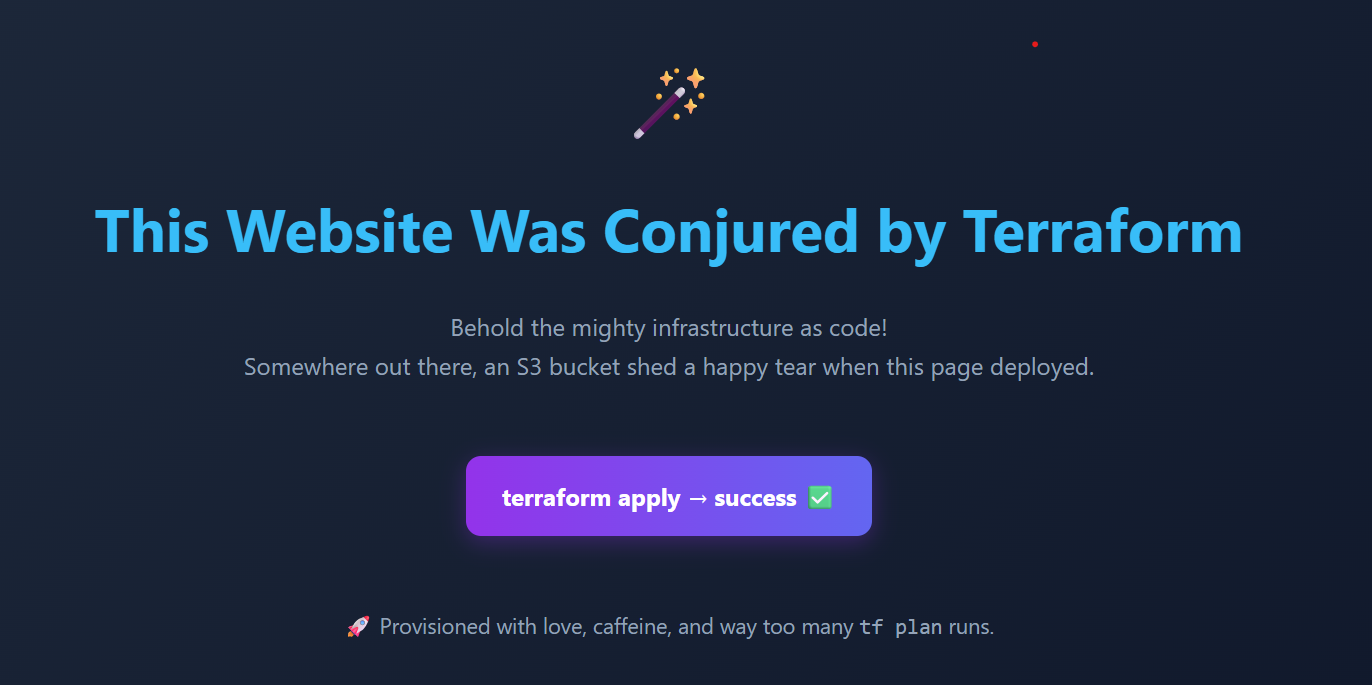Terraform static hosting